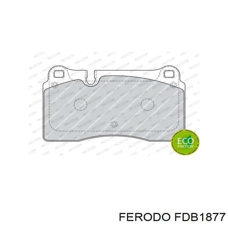 Передні тормозні колодки FDB1877 Ferodo