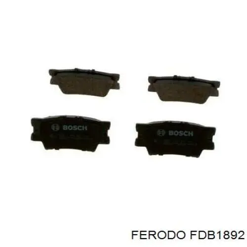 Купити FDB1892 Ferodo Задні колодки