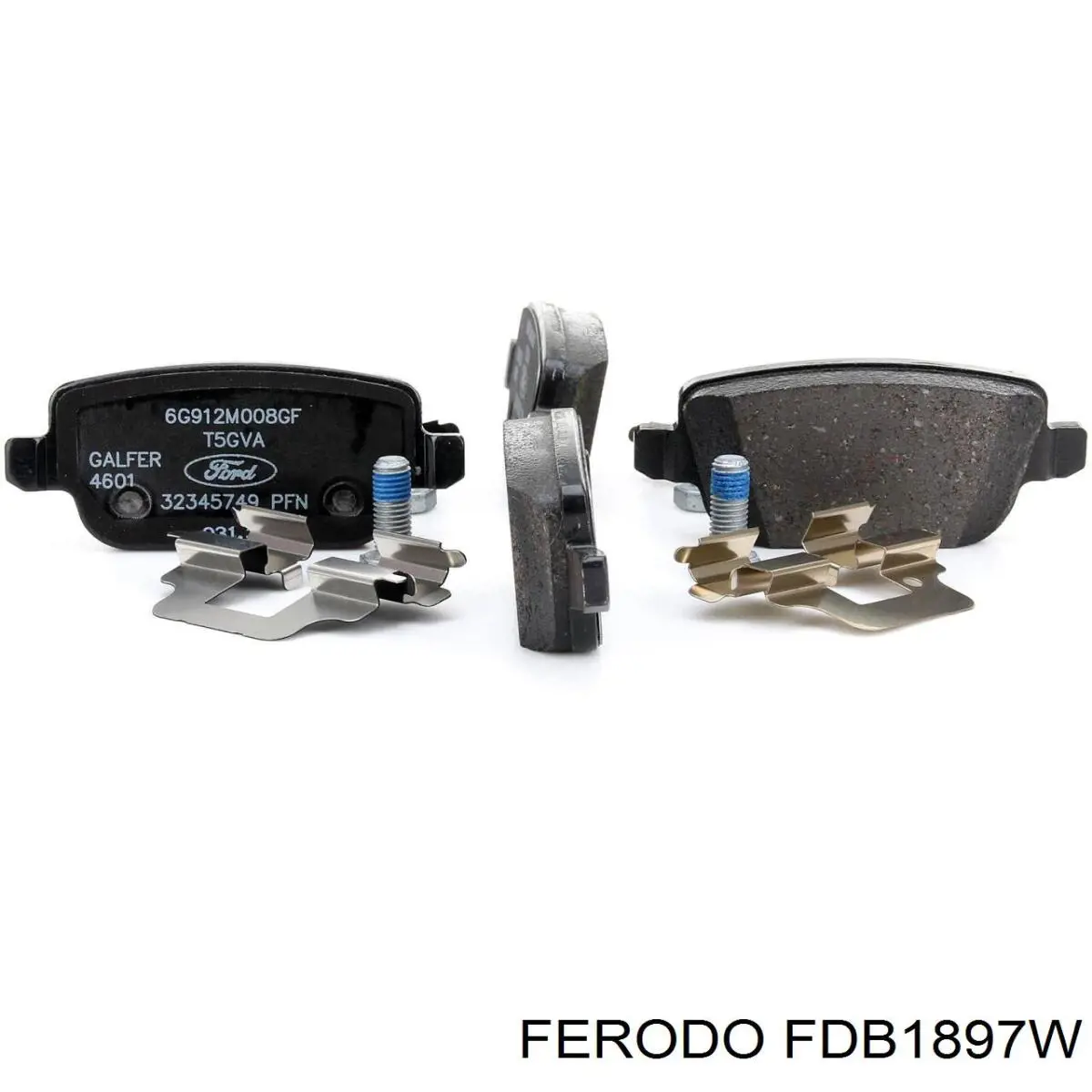 FDB1897W Ferodo Передні гальмівні колодки
