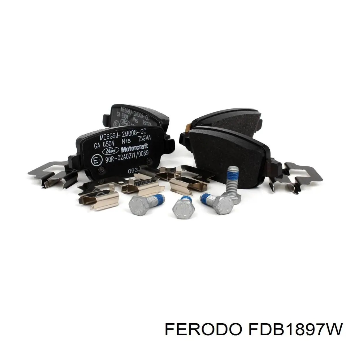 Гальмівні колодки Ferodo FDB1897W ціна, від 49.86 USD