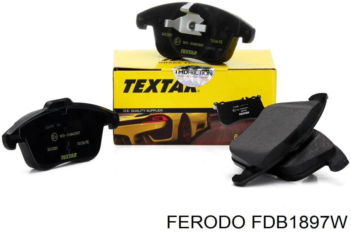 Передні тормозні колодки FDB1897W Ferodo