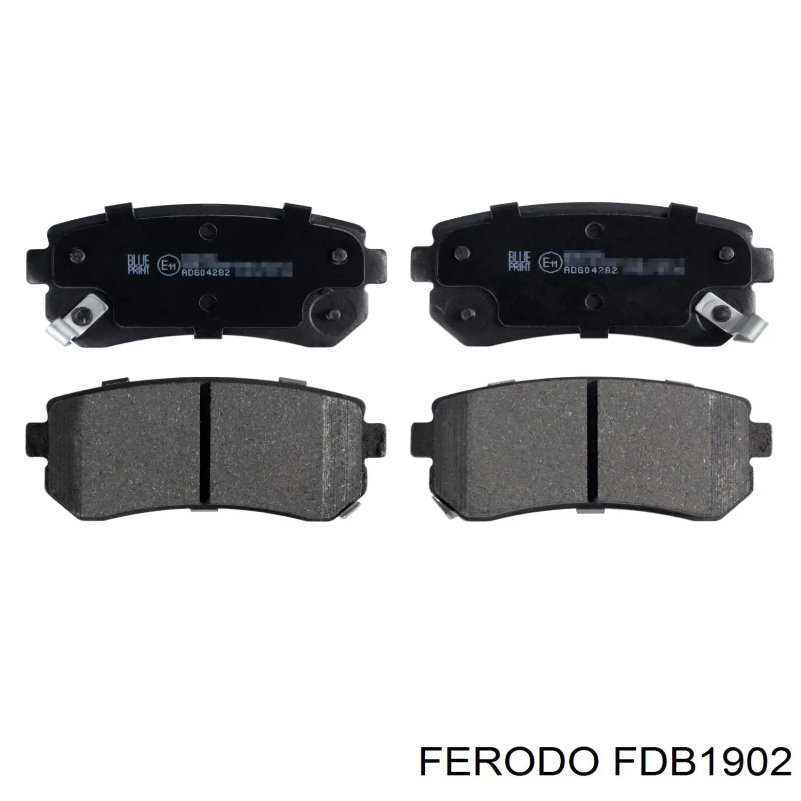 FDB1902 Ferodo колодки гальмові задні, дискові
