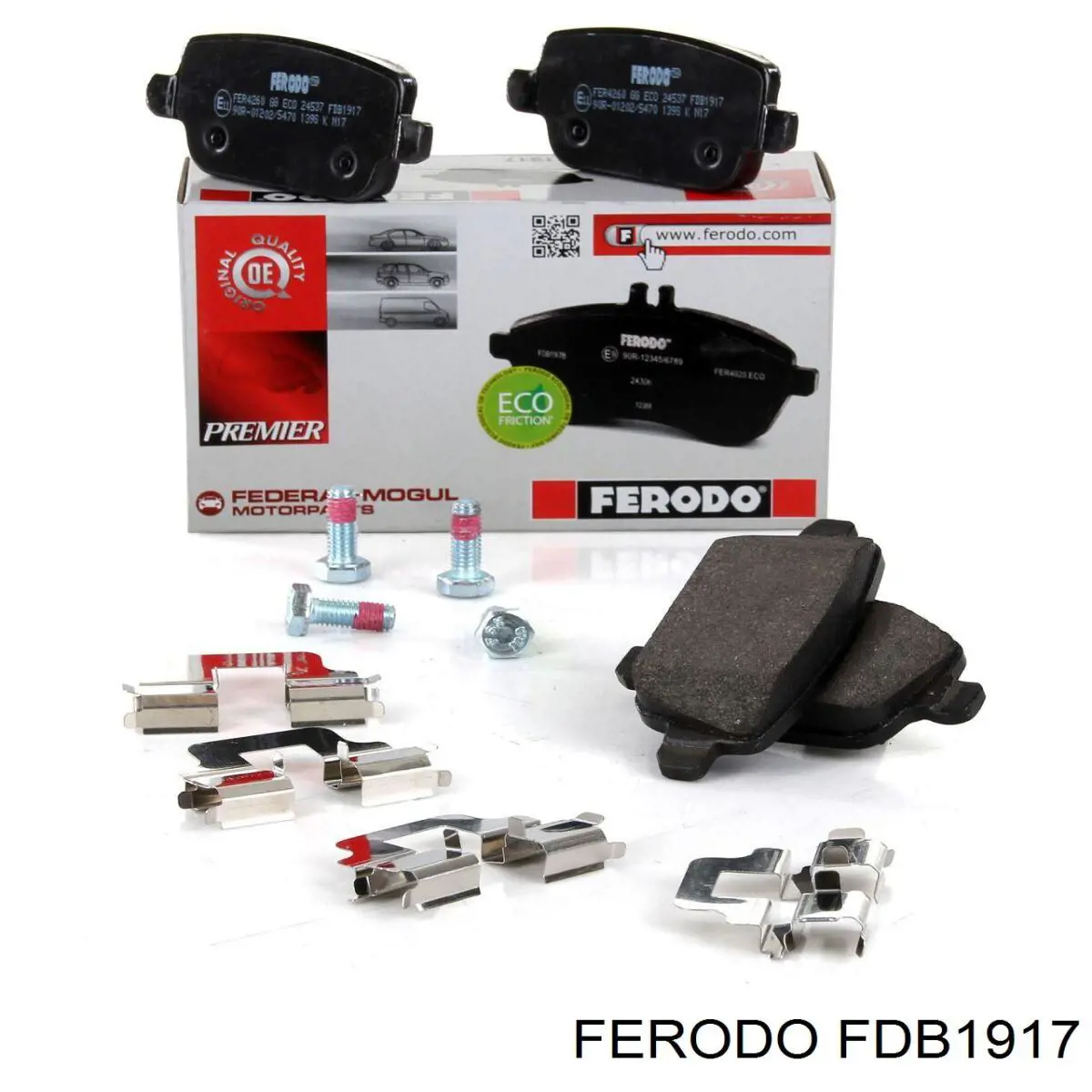 Задні гальмівні колодки FDB1917 Ferodo