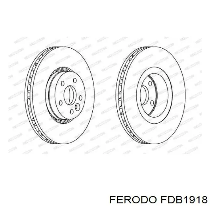 Задні гальмівні колодки Ferodo FDB1918 ціна, від 30.37 USD