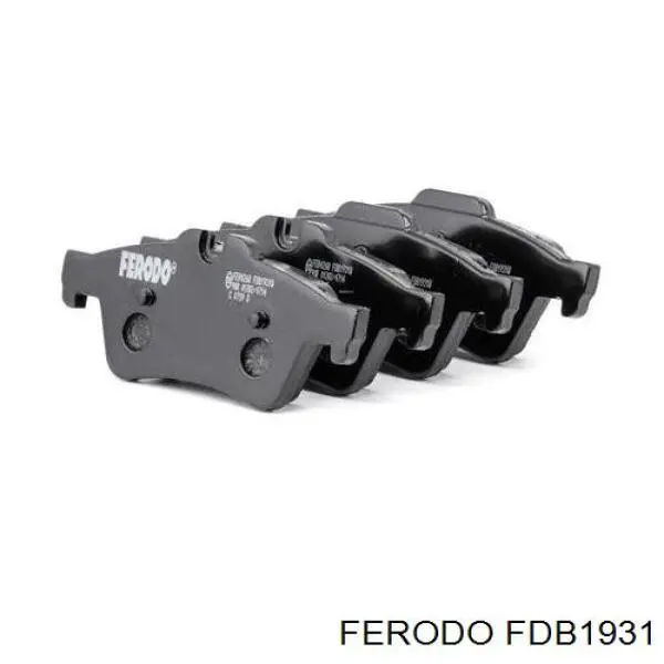 Задні гальмівні колодки Ferodo FDB1931 ціна, від 23.90 USD