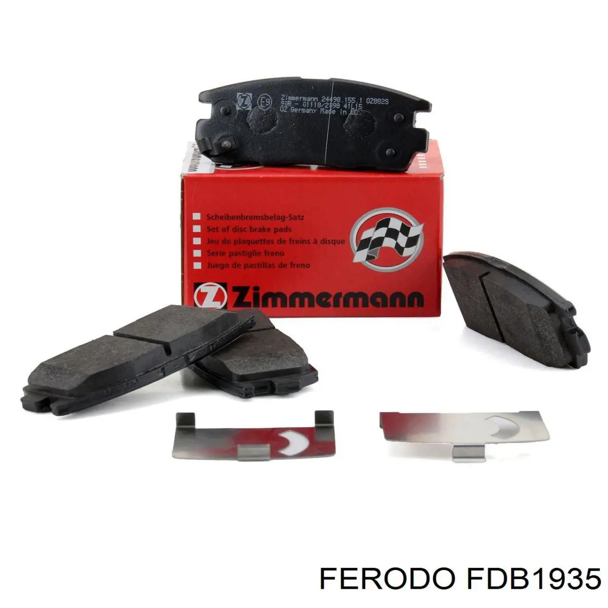 Задні гальмівні колодки Ferodo FDB1935 ціна, від 21.12 USD