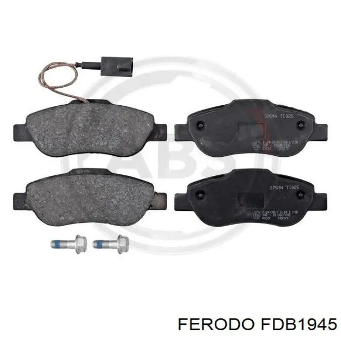 Гальмівні колодки Ferodo FDB1945 ціна, від 25.50 USD
