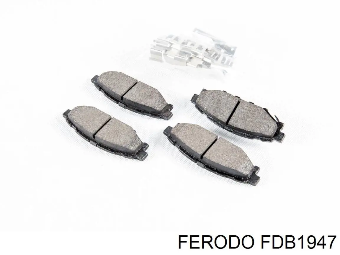 Задні гальмівні колодки Ferodo FDB1947 ціна, від 27.74 USD