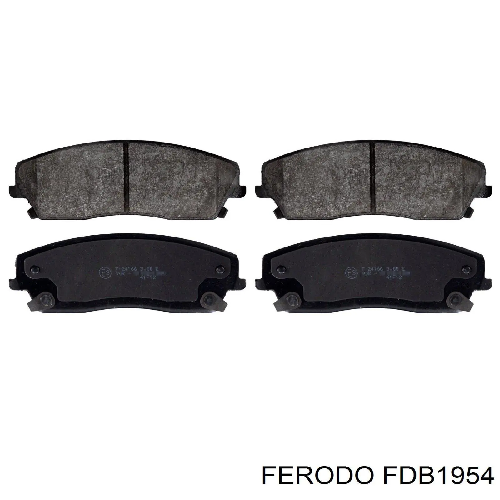 Купити FDB1954 Ferodo Колодки гальмівні передні, дискові