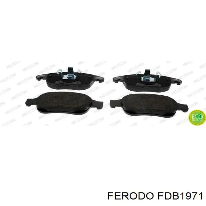 FDB1971 Ferodo колодки гальмівні передні, дискові