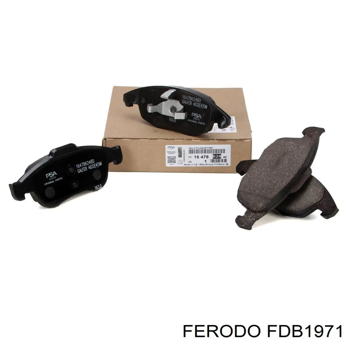Гальмівні колодки Ferodo FDB1971 ціна, від 19.63 USD