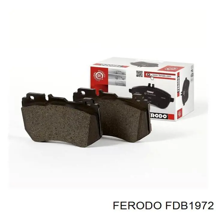 FDB1972 Ferodo колодки гальмівні передні, дискові