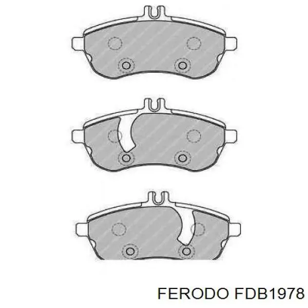 FDB1978 Ferodo колодки гальмівні передні, дискові