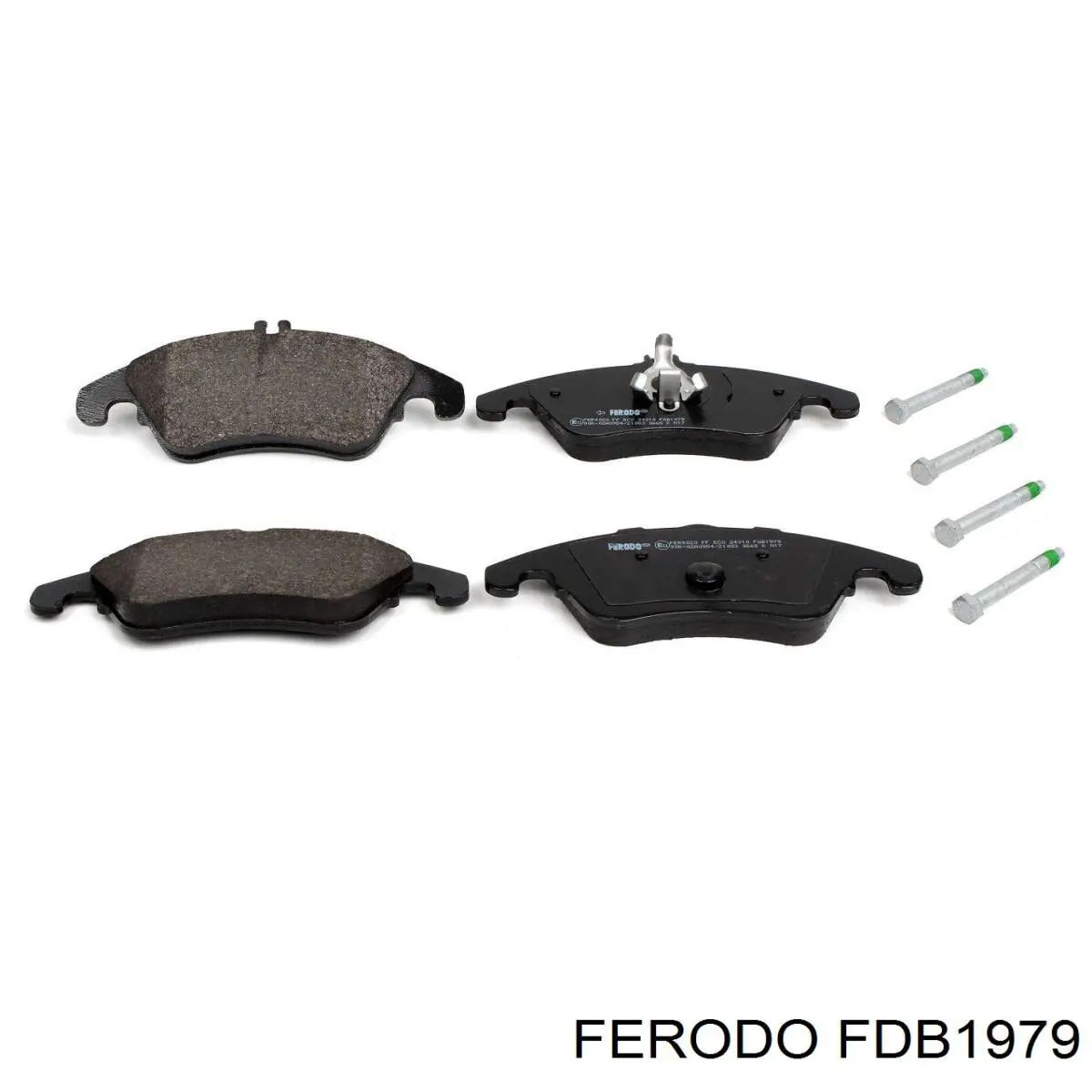 FDB1979 Ferodo колодки гальмівні передні, дискові