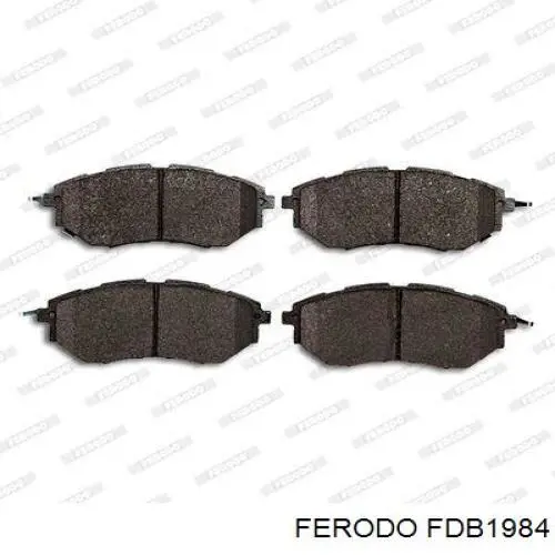 Гальмівні колодки Ferodo FDB1984 ціна, від 44.42 USD