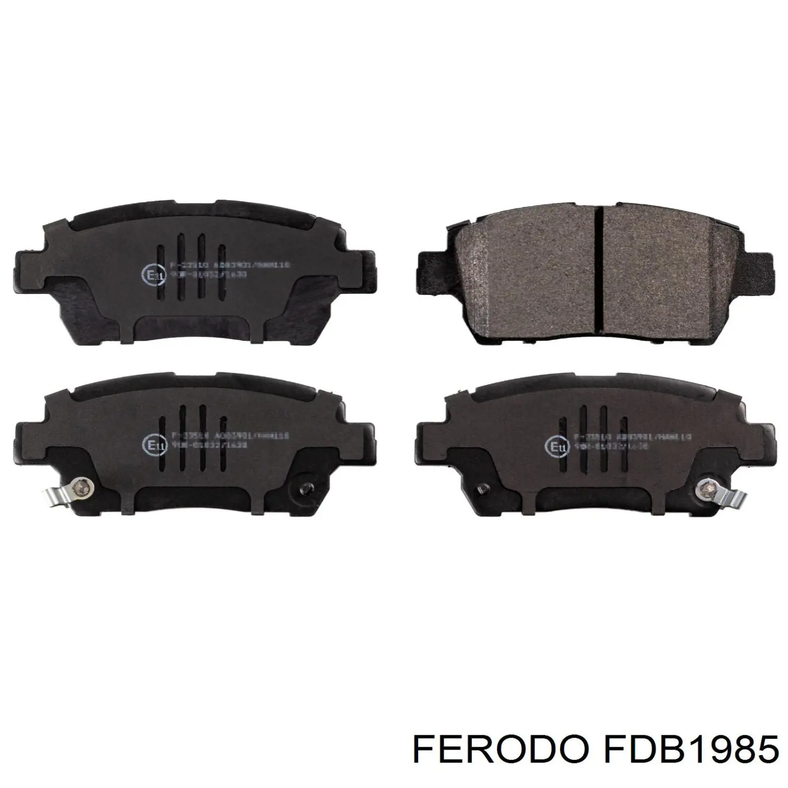 FDB1985 Ferodo колодки гальмівні передні, дискові
