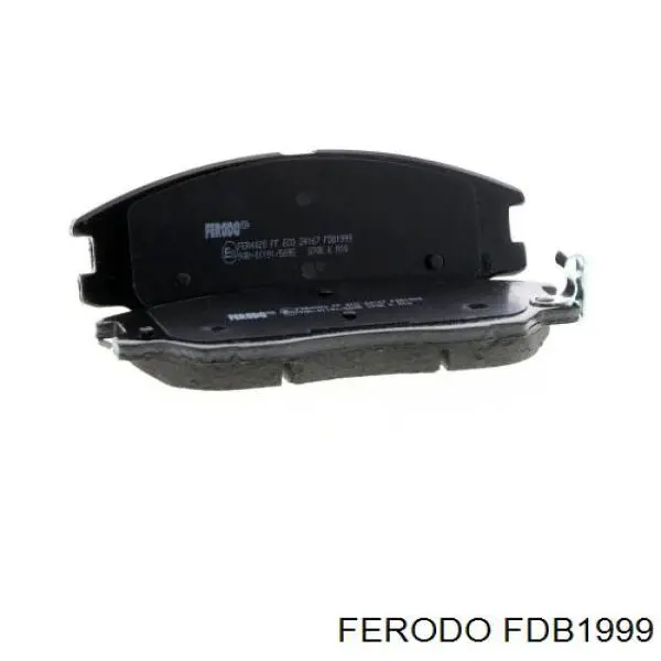 FDB1999 Ferodo колодки гальмівні передні, дискові