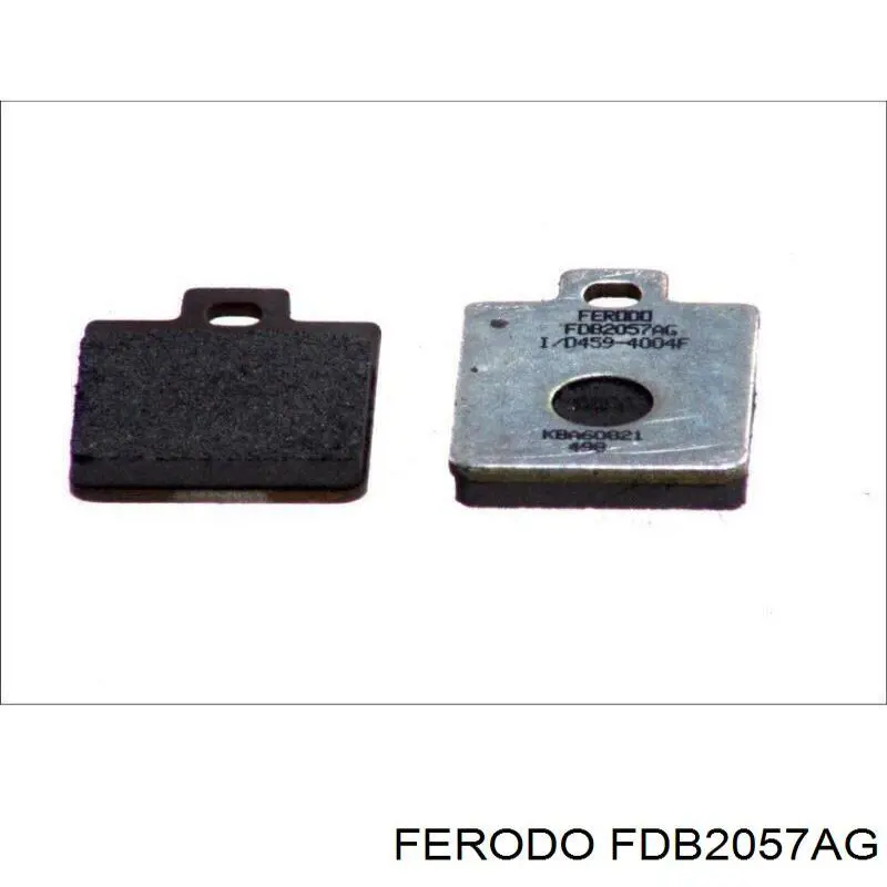 FDB2057EF Ferodo Передні гальмівні колодки