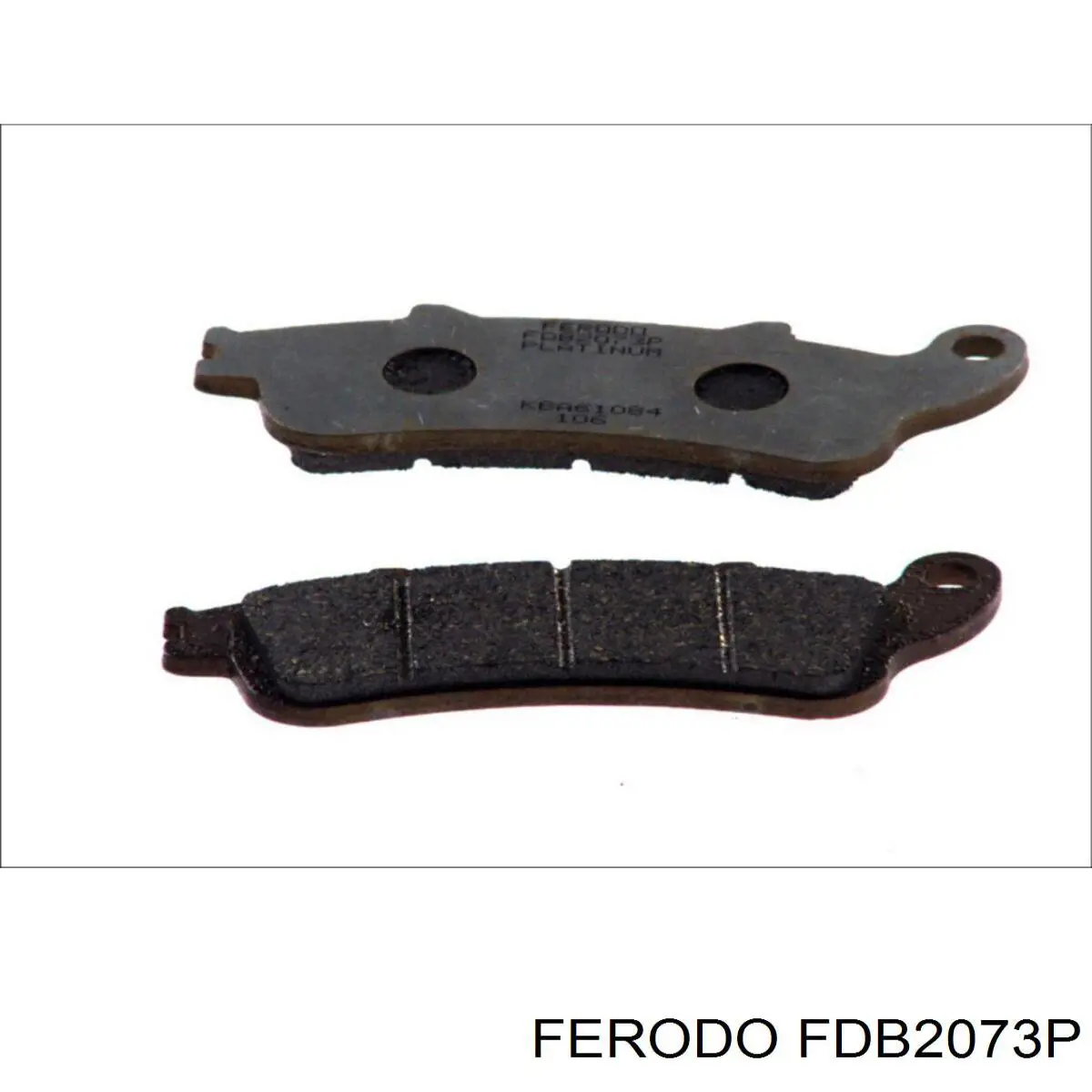 Передні тормозні колодки 06455MFAD12 Honda
