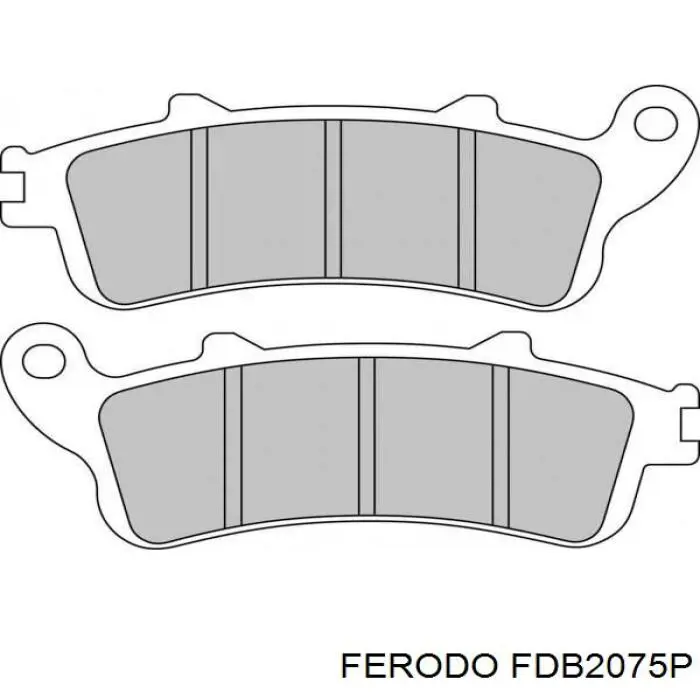 Гальмівні колодки Ferodo FDB2075P ціна, від 18.82 USD
