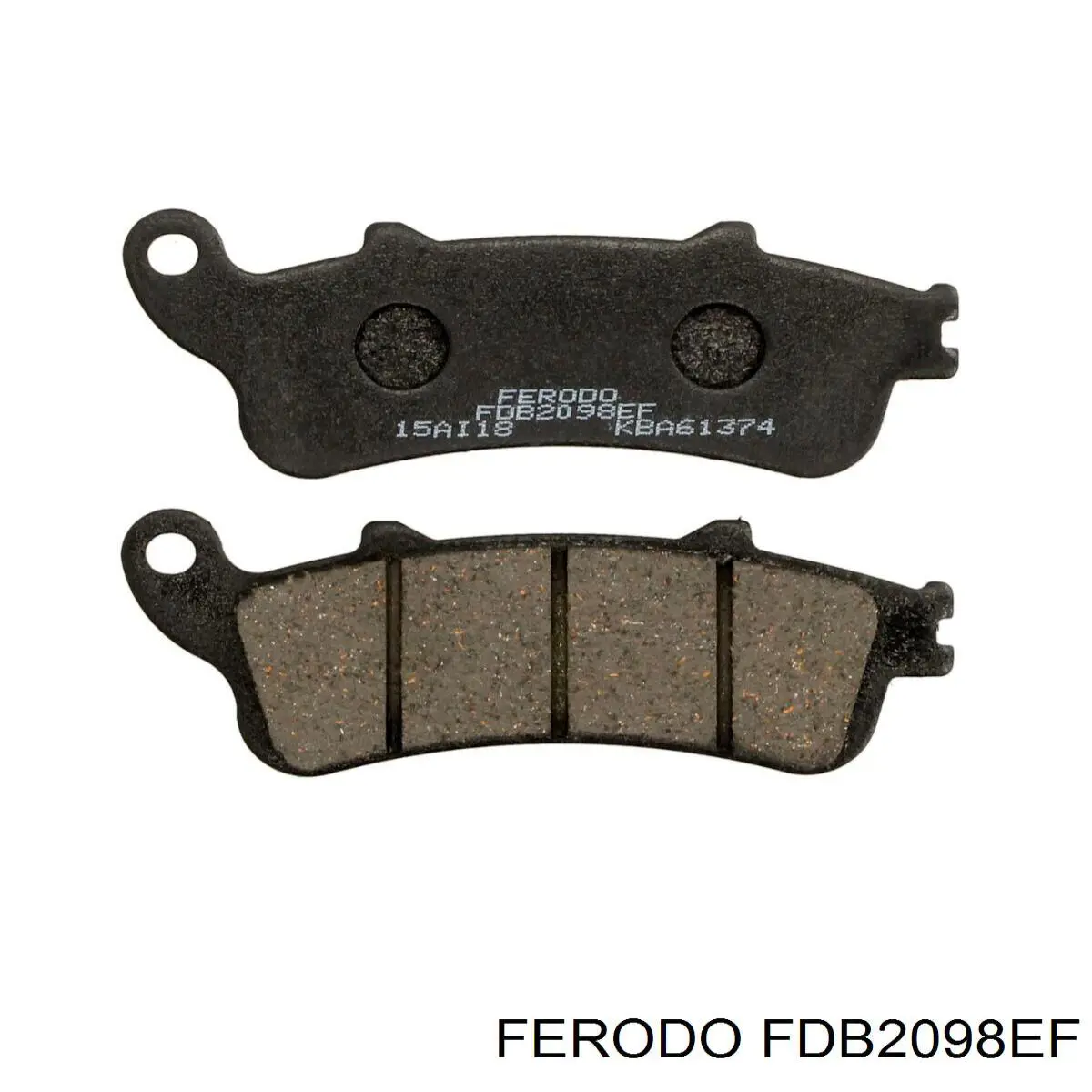 Задні гальмівні колодки Ferodo FDB2098EF ціна, від 15.75 USD