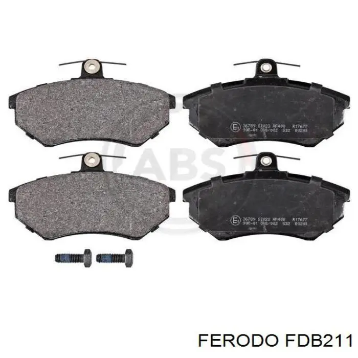 FDB211 Ferodo Передні гальмівні колодки