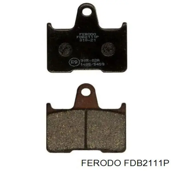 Колодки гальмові задні, дискові FDB2111EF Ferodo