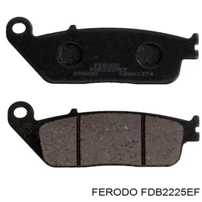 Купити FDB2225EF Ferodo Задні колодки