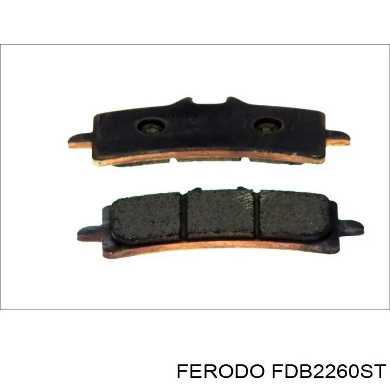 FDB2260ST Ferodo Передні гальмівні колодки