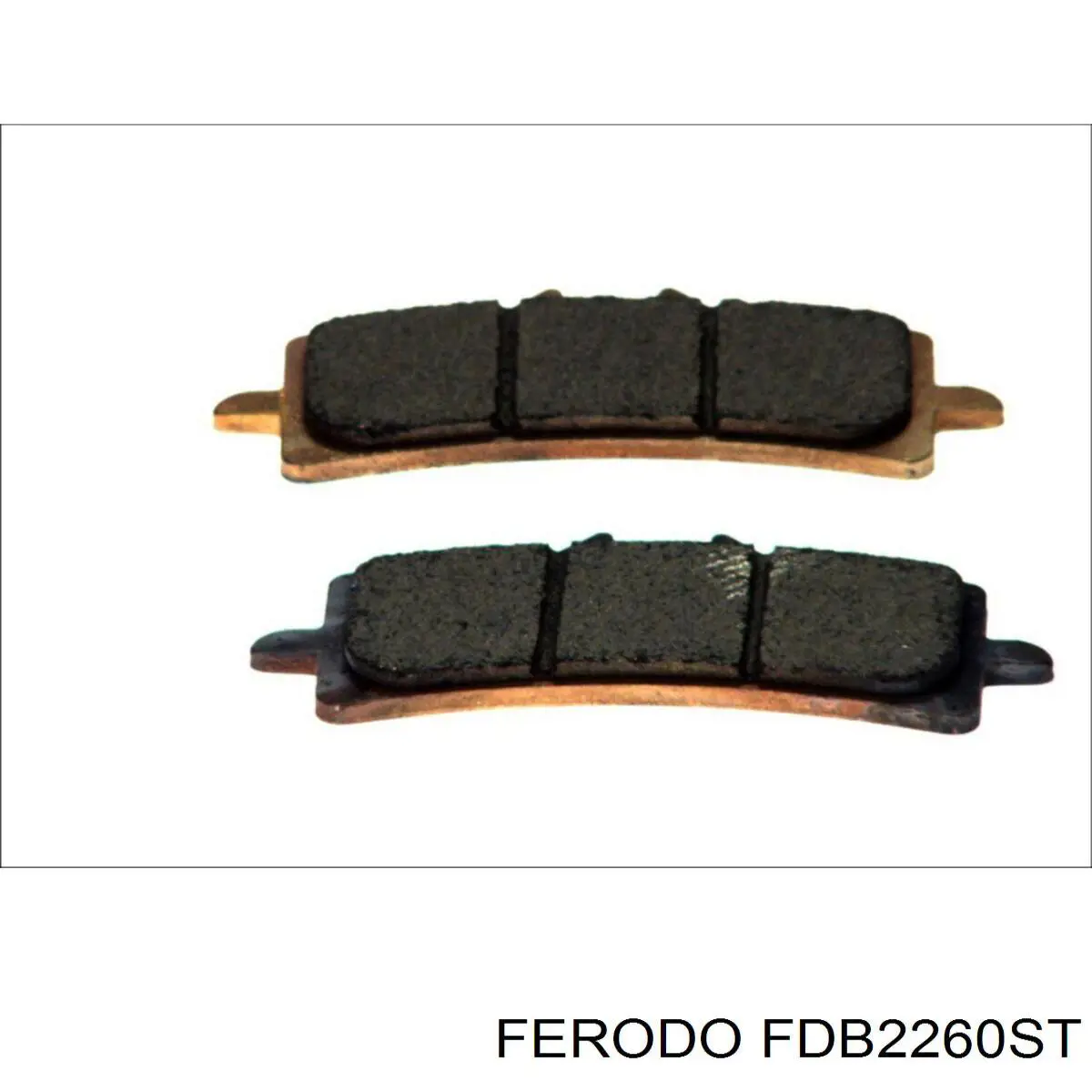 Купити FDB2260ST Ferodo Колодки гальмівні передні, дискові