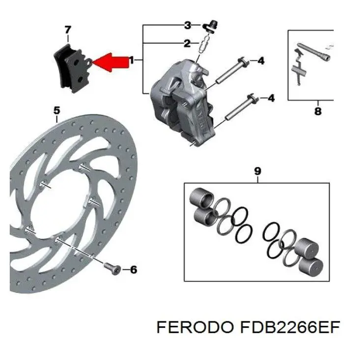  FDB2266EF Ferodo