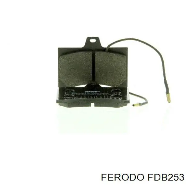 FDB253 Ferodo колодки гальмівні передні, дискові
