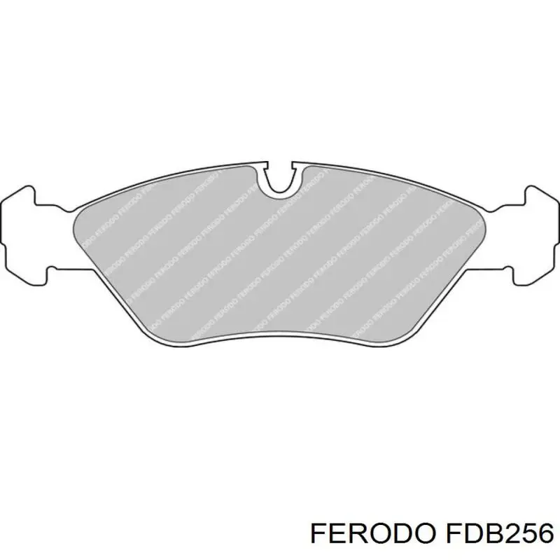 FDB256 Ferodo колодки гальмівні передні, дискові