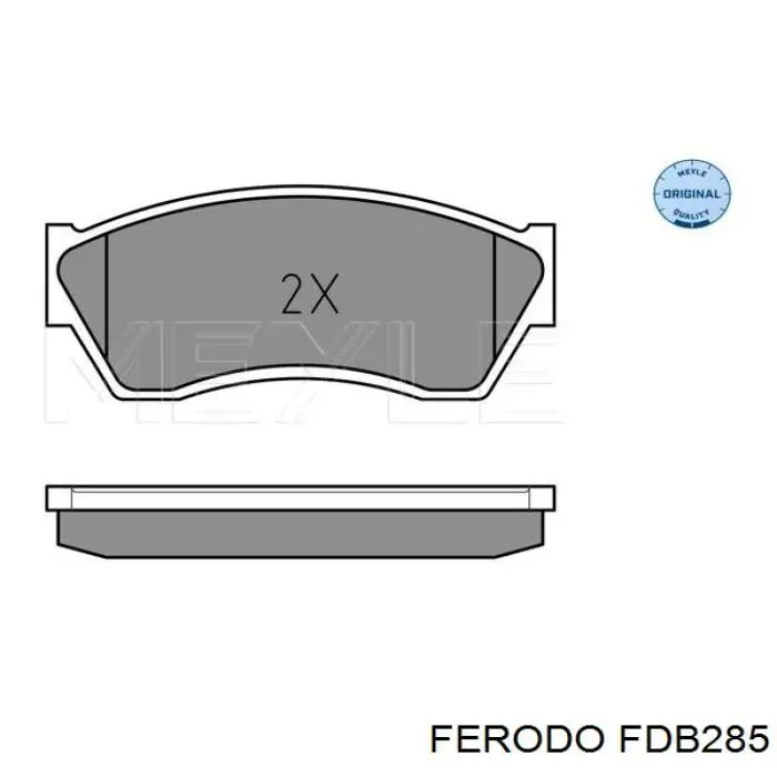 FDB285 Ferodo Передні гальмівні колодки