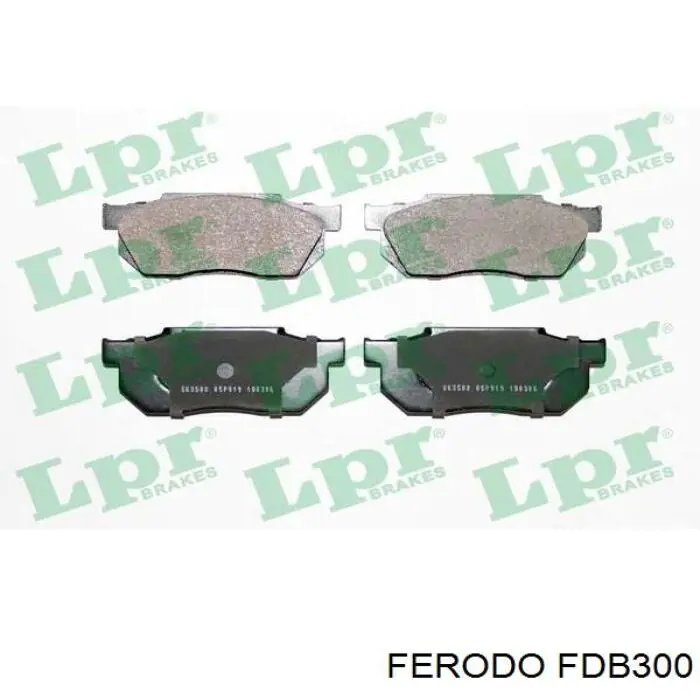 FDB300 Ferodo Передні гальмівні колодки