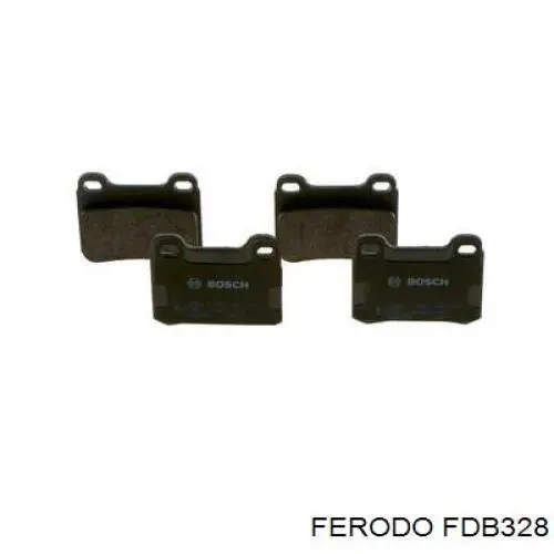 Задні гальмівні колодки Ferodo FDB328 ціна, від 10.67 USD