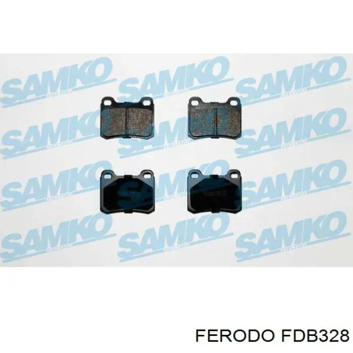 Задні дискові колодки Ferodo FDB328