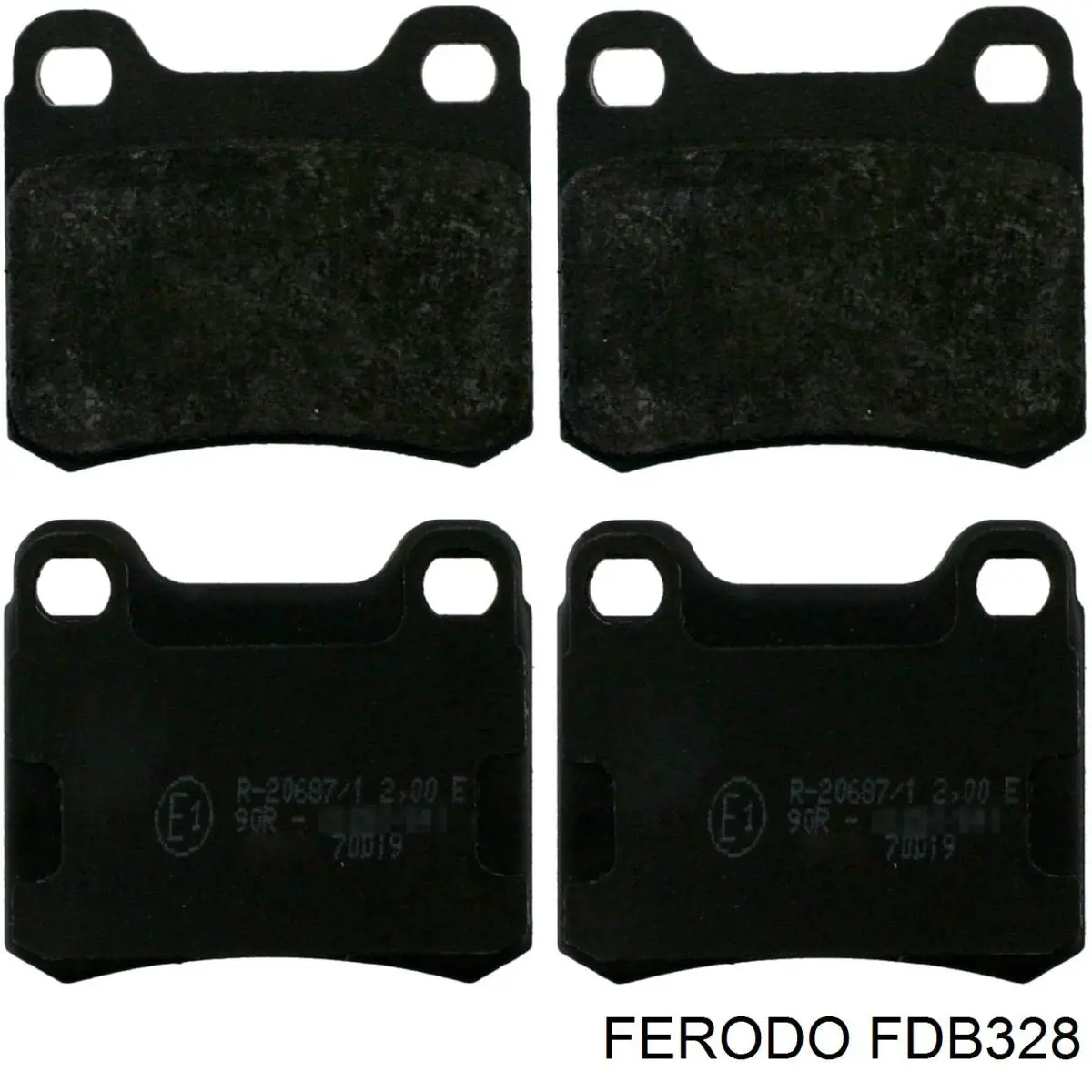 Купити FDB328 Ferodo Задні колодки