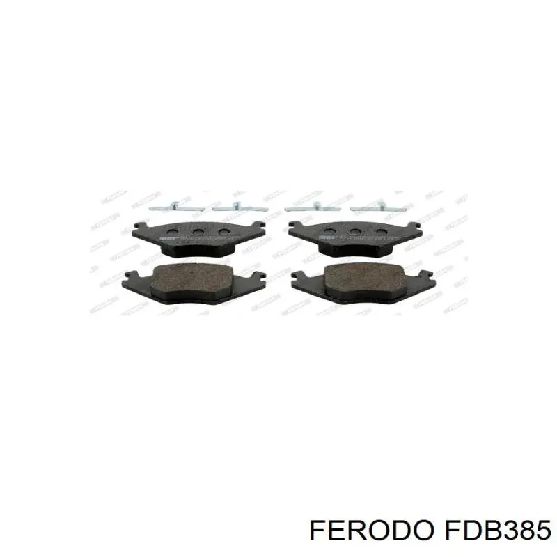 FDB385 Ferodo колодки гальмівні передні, дискові