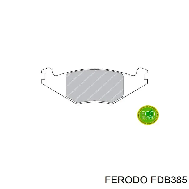 Гальмівні колодки Ferodo FDB385 ціна, від 13.44 USD