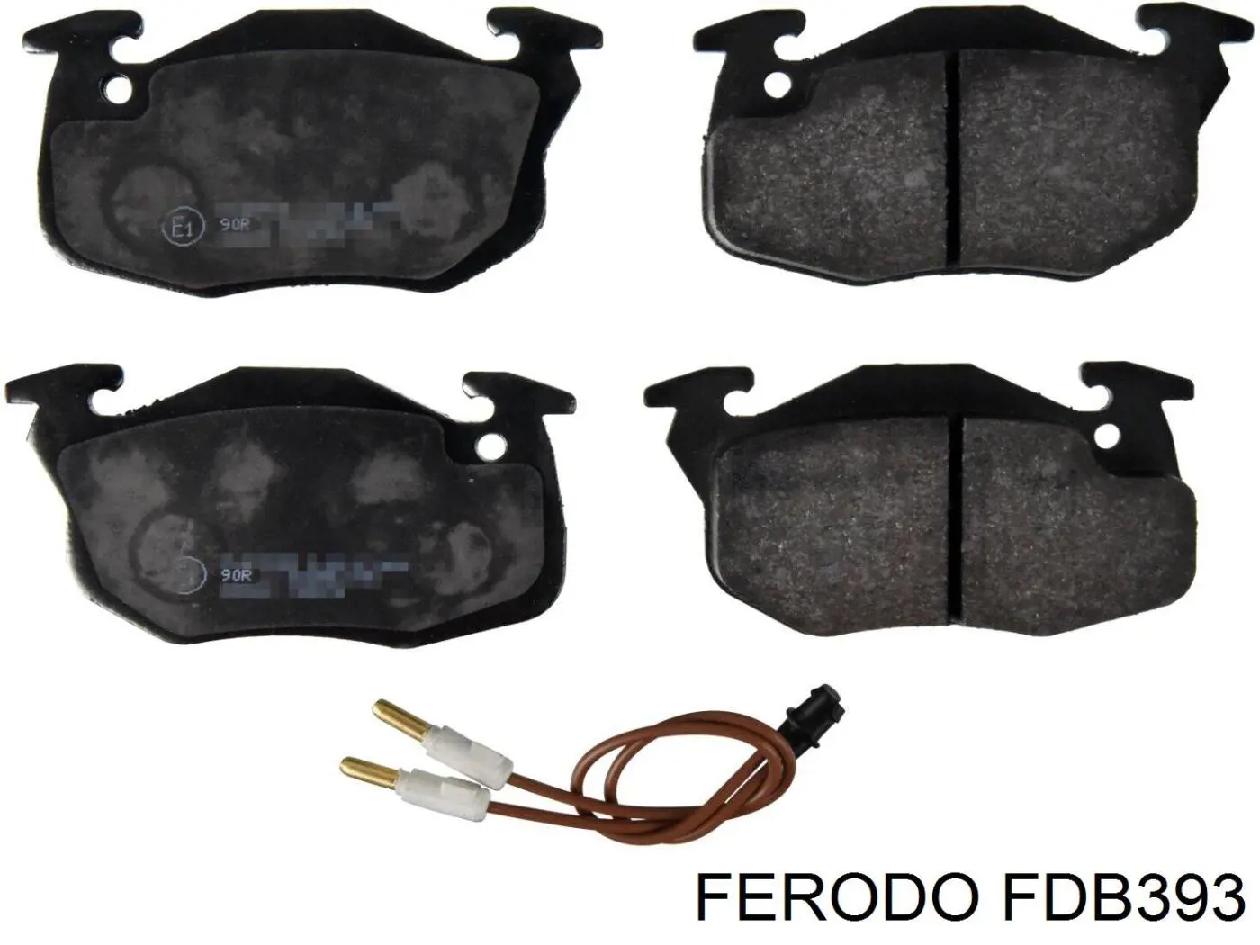 Гальмівні колодки Ferodo FDB393 ціна, від 16.55 USD