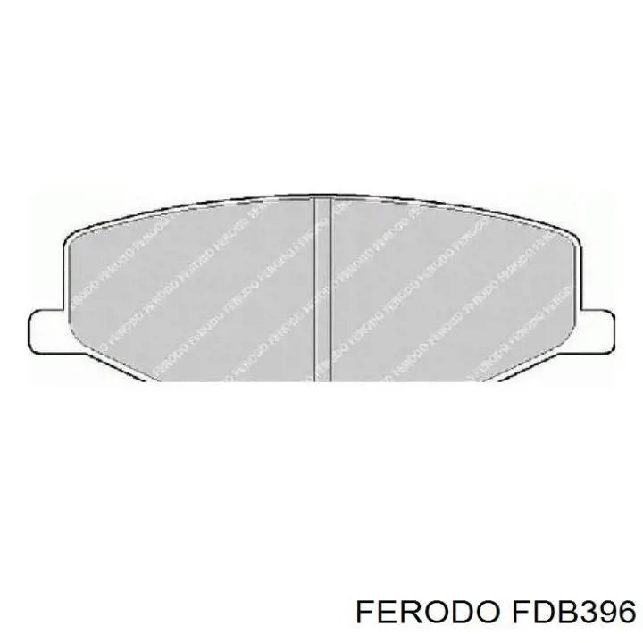 Гальмівні колодки Ferodo FDB396 ціна, від 17.44 USD