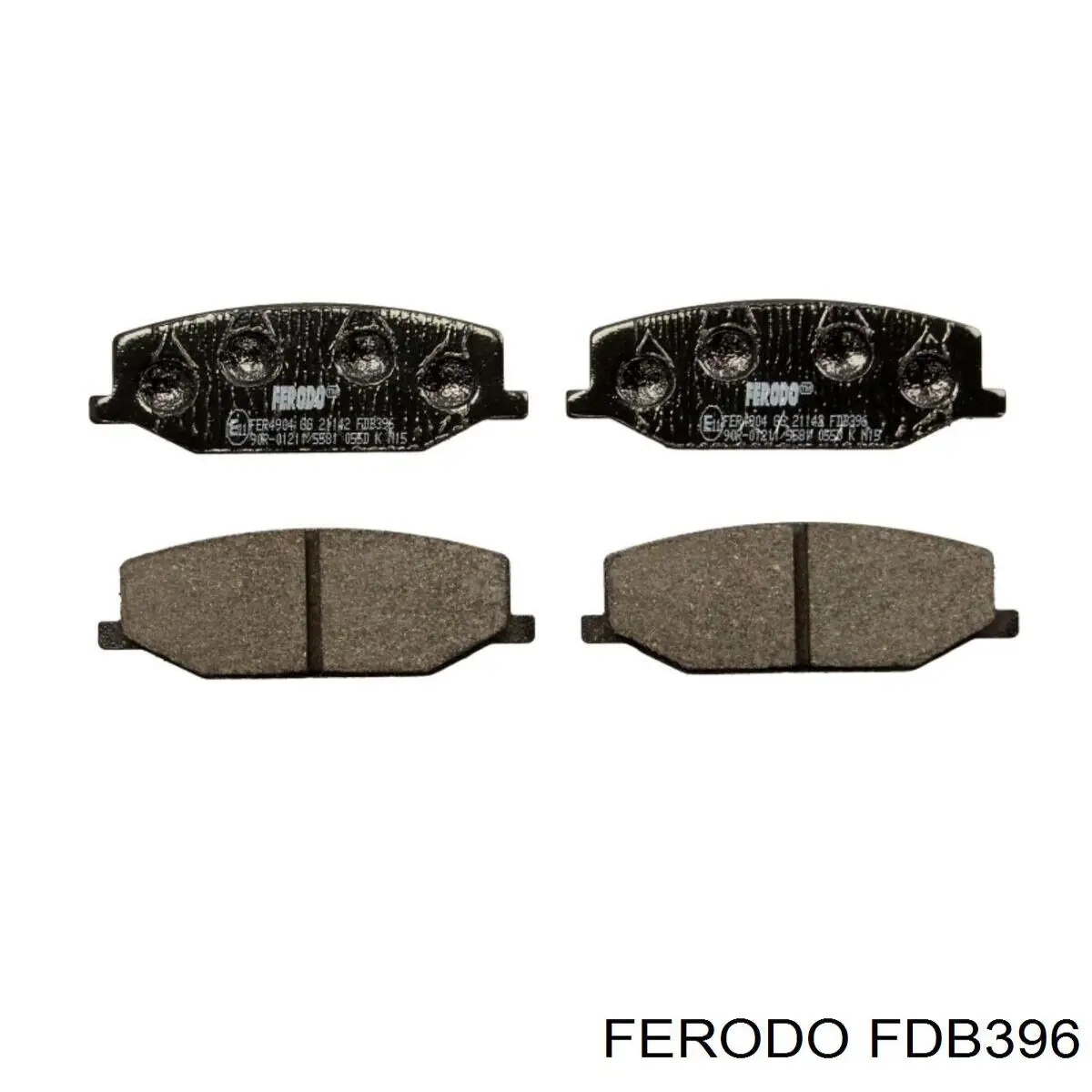 FDB396 Ferodo колодки гальмівні передні, дискові