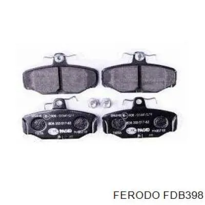 Купити FDB398 Ferodo Задні колодки