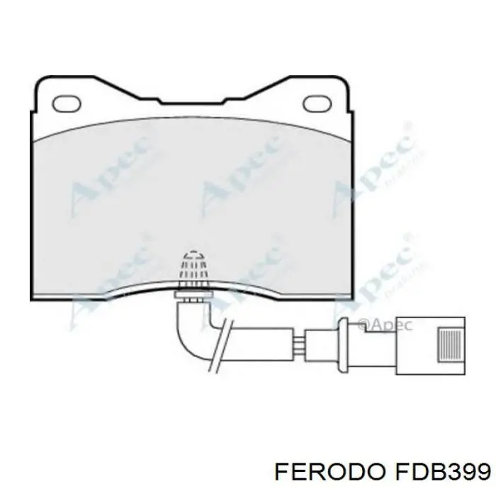 Гальмівні колодки Ford 1648448 ціна, від 6.33 USD