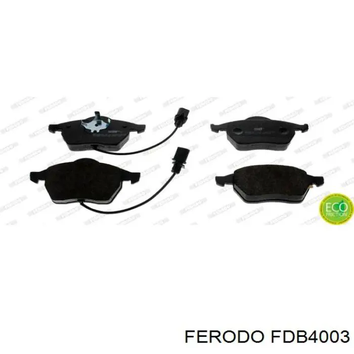 FDB4003 Ferodo Передні гальмівні колодки