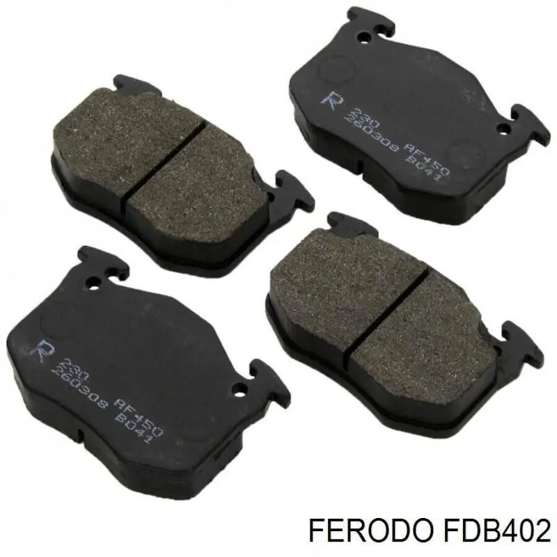 FDB402 Ferodo колодки гальмівні передні, дискові