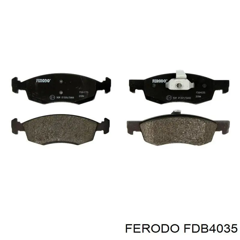 Купити FDB4035 Ferodo Колодки гальмівні передні, дискові