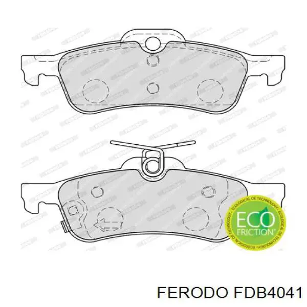 Задні дискові колодки Ferodo FDB4041