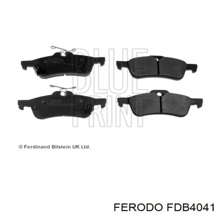 FDB4041 Ferodo Колодки гальмівні задні, дискові